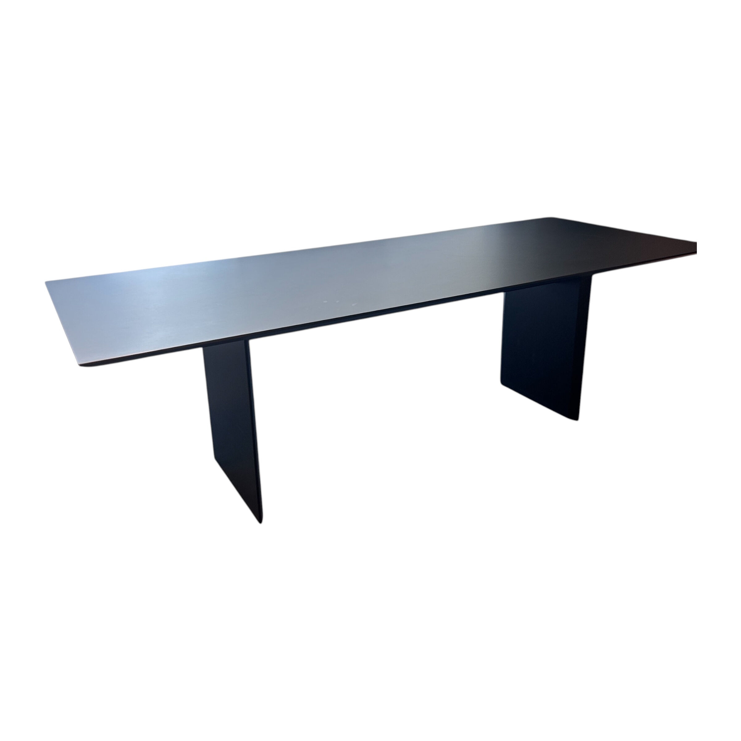 Willisau - Tisch Aliano Platte XM HPL Strato Soft Schwarz Gestell Lack Schwarz  - 1