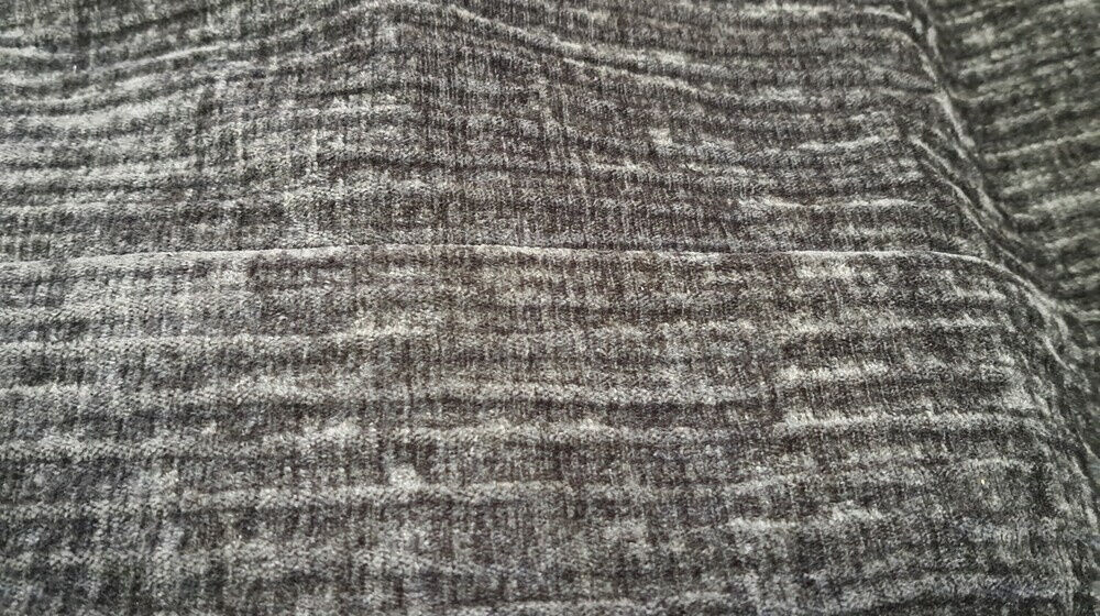 Raum.Freunde - Garnitur Ulf Stoff Diamon Anthrazit 1120 Holzfuß Schwarz Sofa Sessel - 2