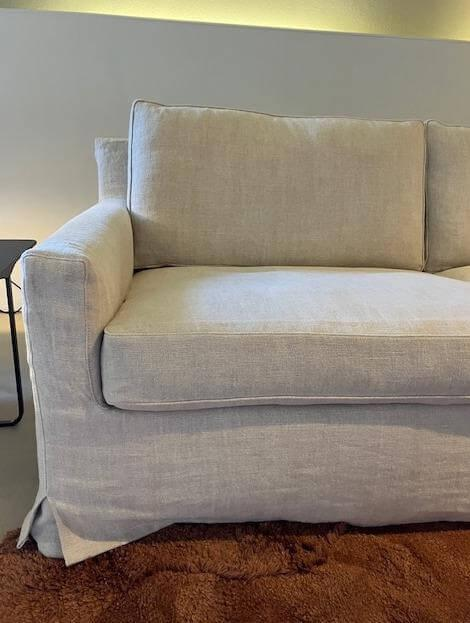 Arflex - Sofa Cousy Stoff Oxford Col 3 Leinen Beige - 2