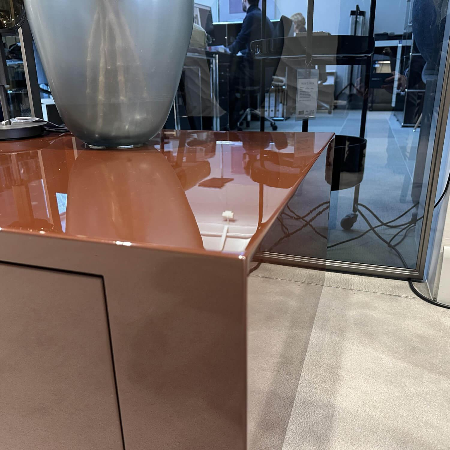 Minotti - Beistellmöbel Solid Cortenstahl Glänzend Lackiert - 3