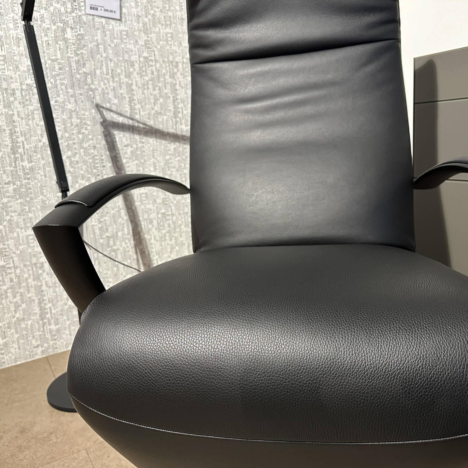 Jori - Sessel Brainbuilder Multi Move Medi Black Edition Leder Celia Nero Schwarz 5 Stern Fuß Ellipse Schwarz Lackiert - 8