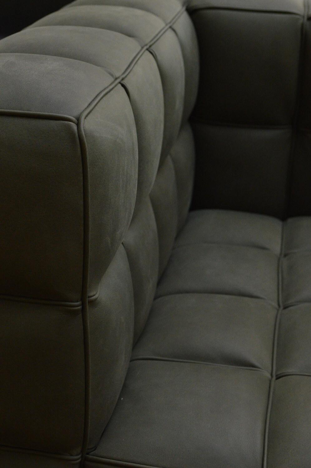 Wittmann - Kubus Sessel Limited Edition 28/115 Leder L3 Jade Grün - 7