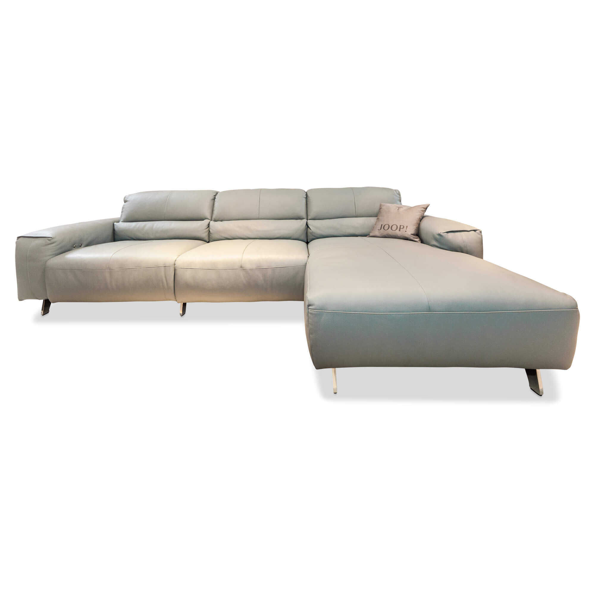 Musterring - Ecksofa MR 628 in Leder Grau - 1