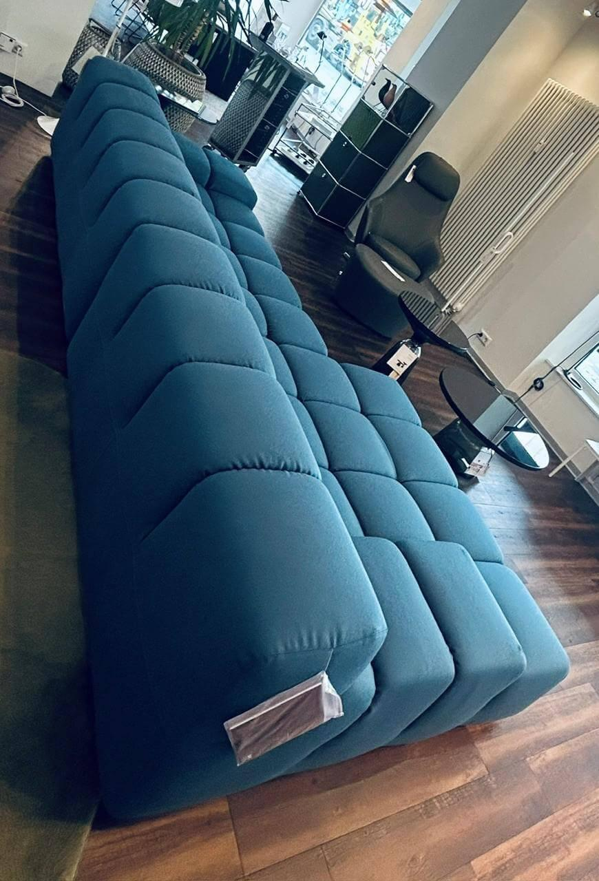 B&B Italia - Ecksofa Tufty Time Stoff Sidro Cat. Super Petrol - 2