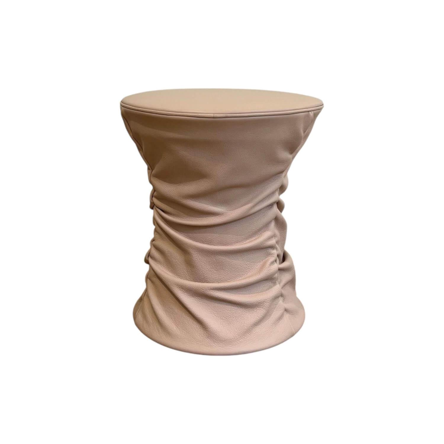 Walter Knoll - Hocker Bellows 222 H1 Leder Cashmere Wild Rose Rosa Gestell Holzkonstruktion Mit Gasfeder - 1