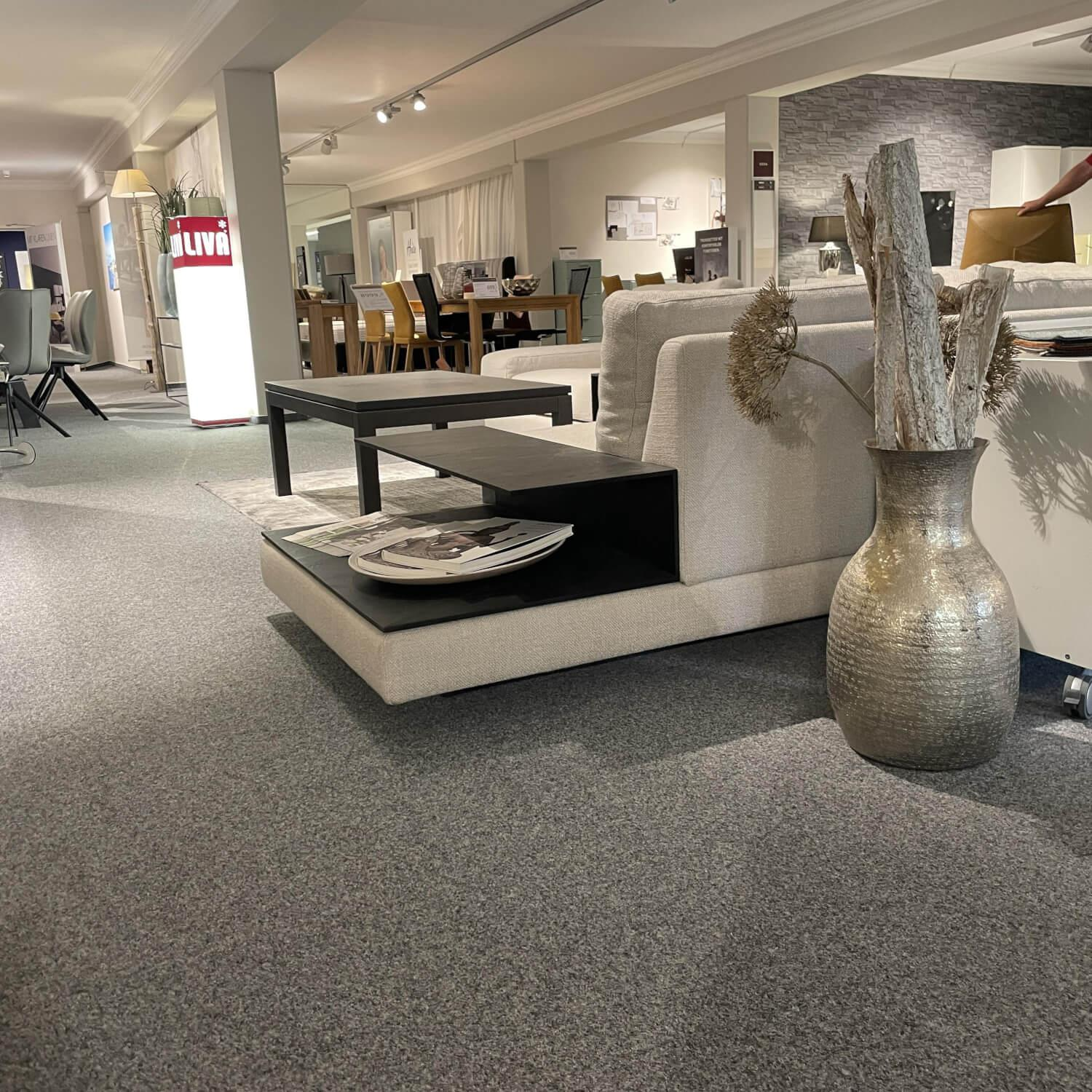 Violetta - Sofa Andria Stoff 30 Fjord 86 Sahara Mit Mittelablage Aus Holz - 2