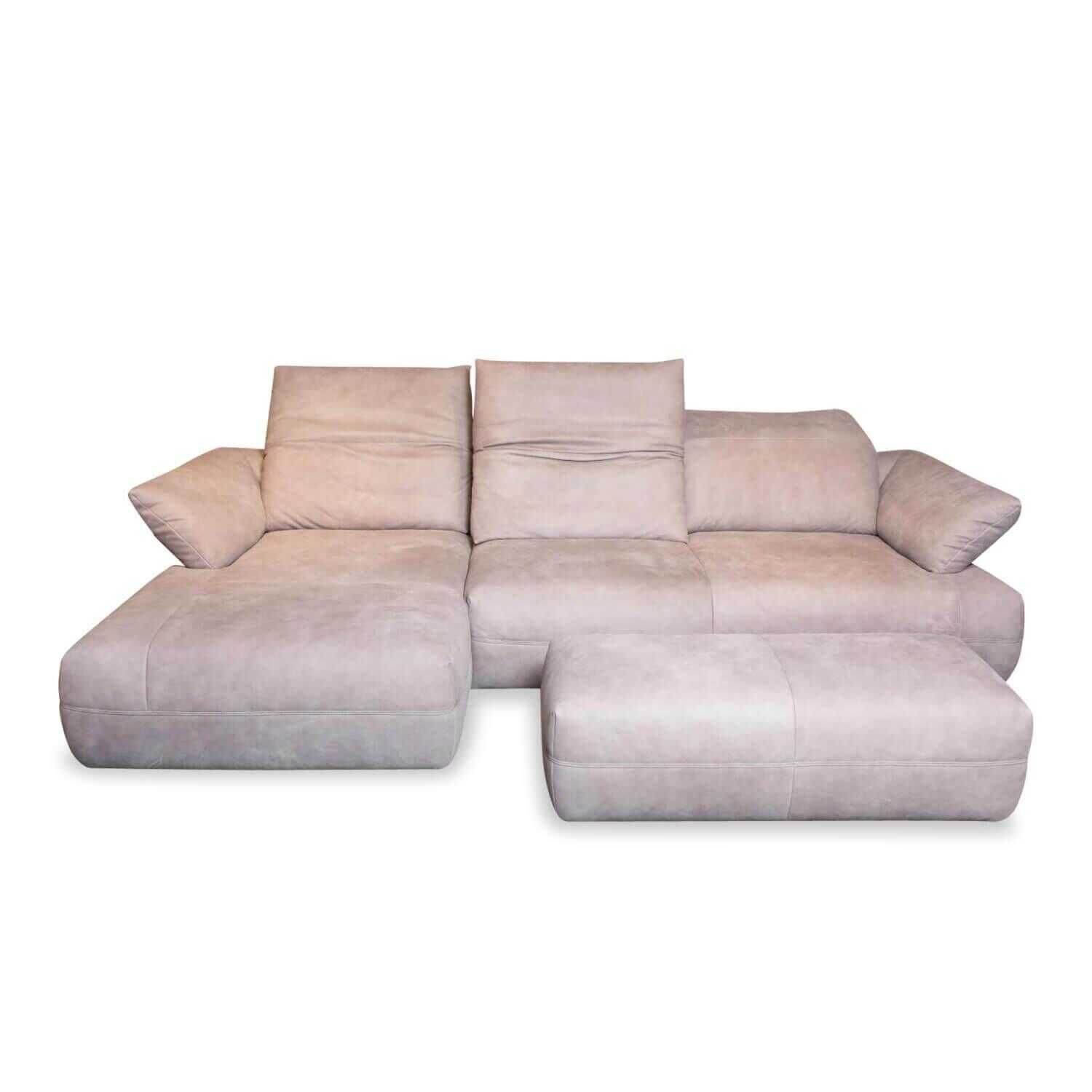 Koinor - Ecksofa Avivo Leder Grau Relaxfunktion - 8
