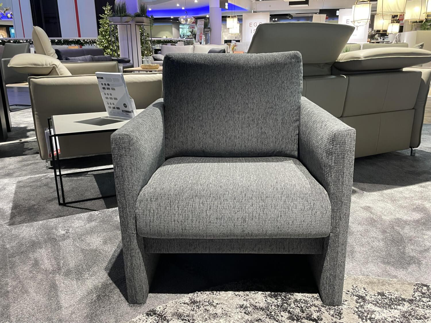 Erpo - Polstergarnitur ER175 Varese Stoff Nora 5063 81 Grau - 9