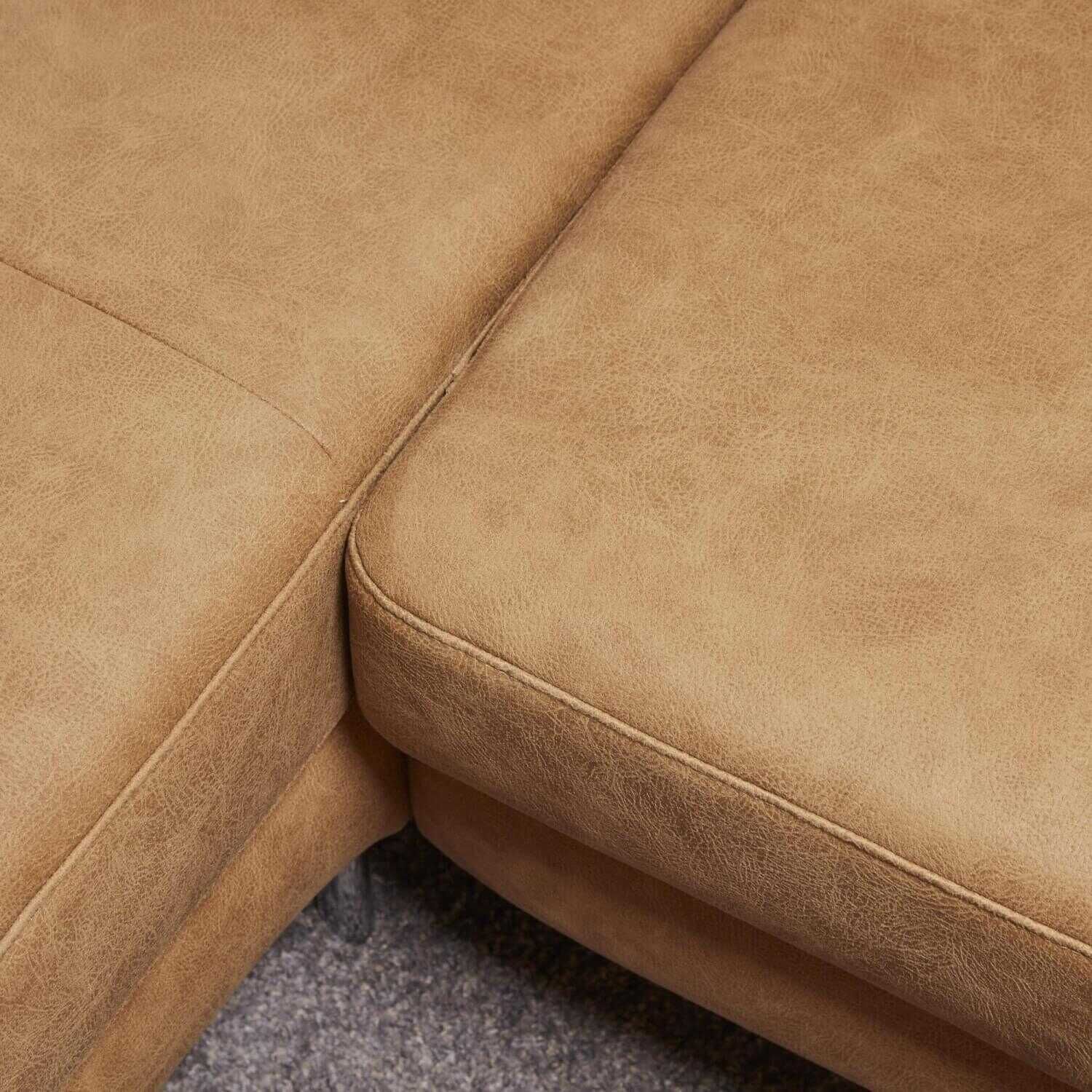 Pora - Polstergarnitur Lagos LS 414920 Stoff 7 Bulus Natur Sitz Bultex mit Wellenunterfederung - 12