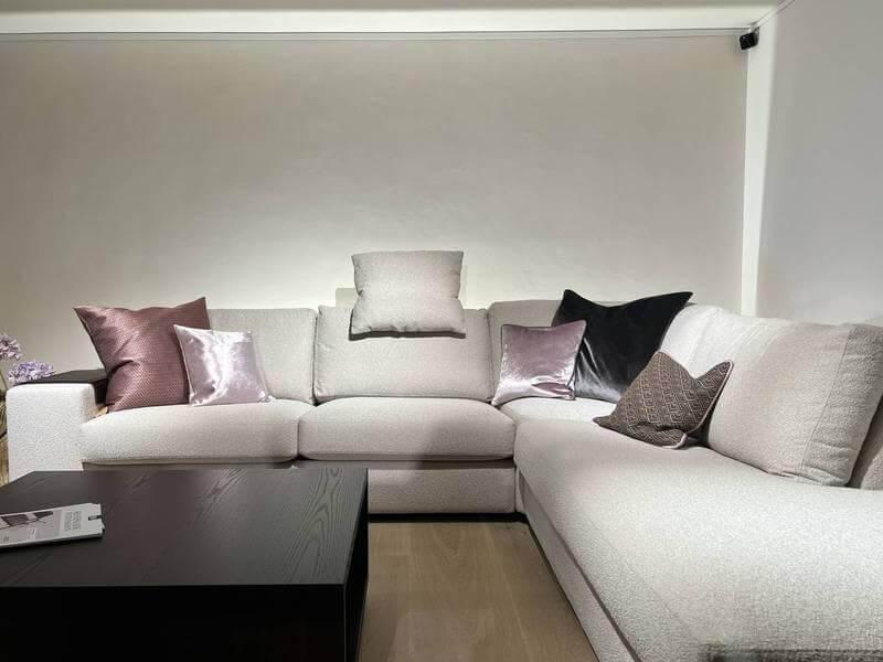 Bielefelder Werkstätten - Ecksofa Inspiration Stoff Rheet BW1790-373 Hellbeige - 2