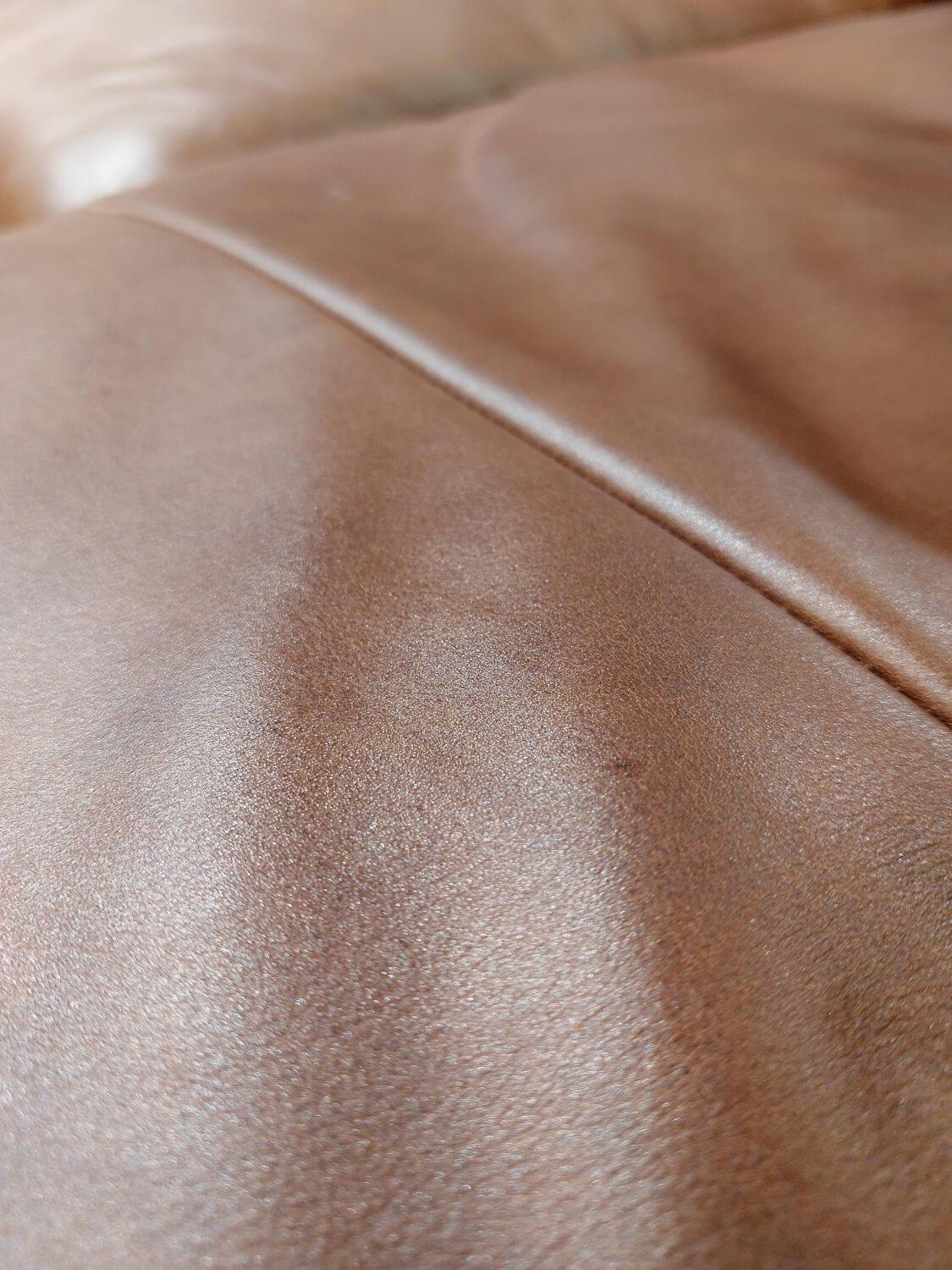 W. Schillig - Ecksofa Alessiio Due Bezug Leder Wax Chocolate Sitze Federkern Metallkufe Matt - 4