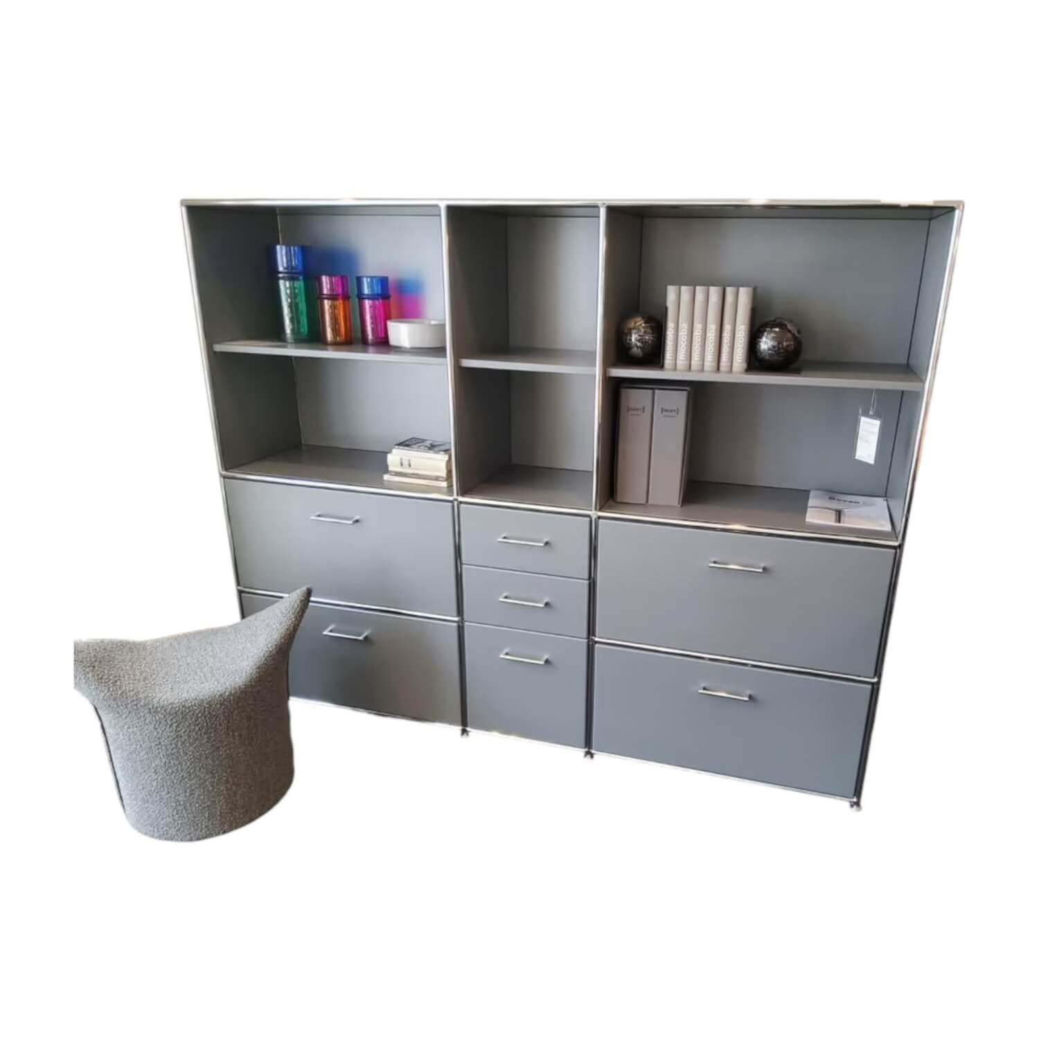 Dauphin - Highboard Bosse Vulkangrau MDF Laminiert - 1