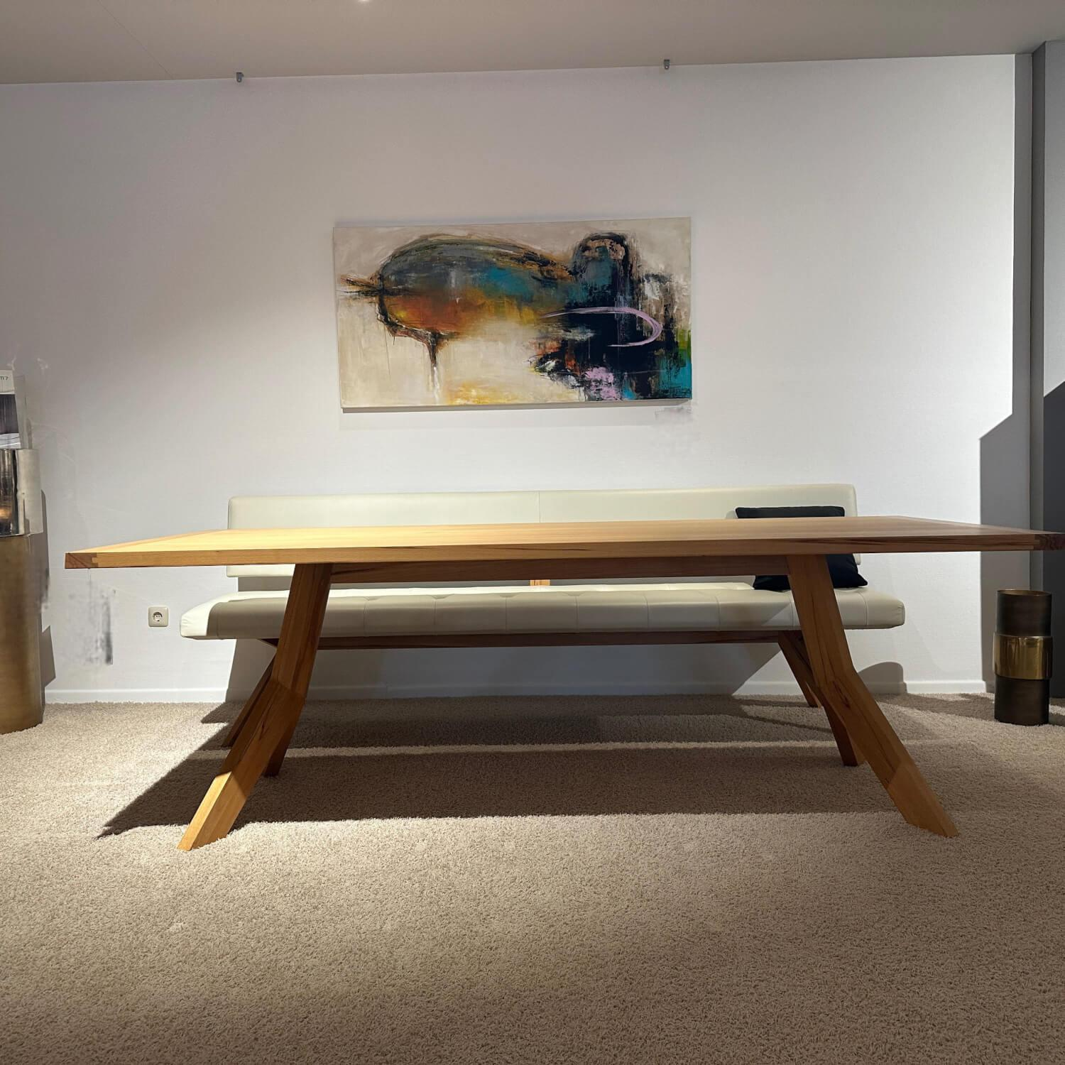 Team 7 - Esstisch YPS TRY2210 Kernbuche Naturöl Füße Y Form - 6