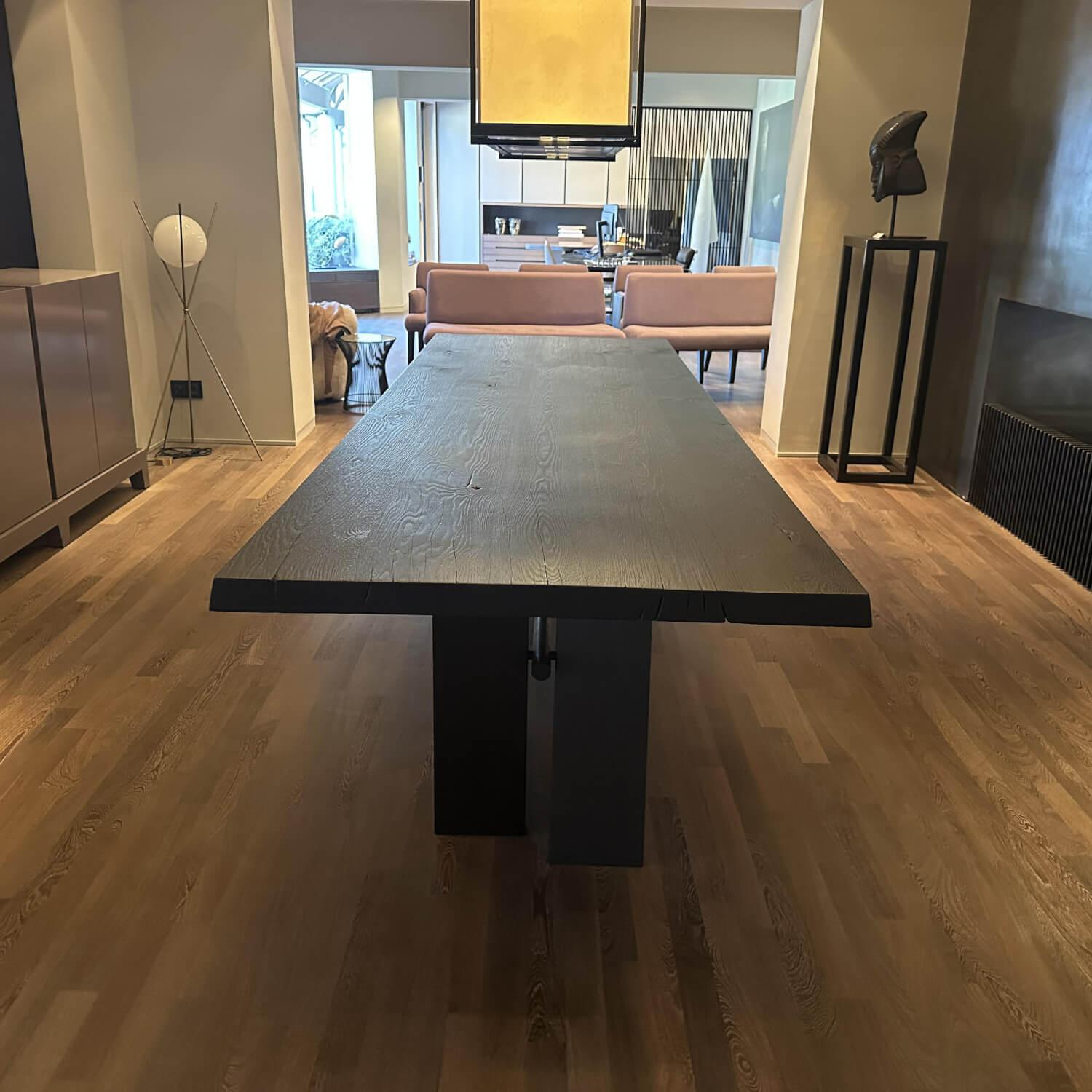 Knopp - Esstisch BG Edition Eiche Dunkel Schwarz Geölt - 8