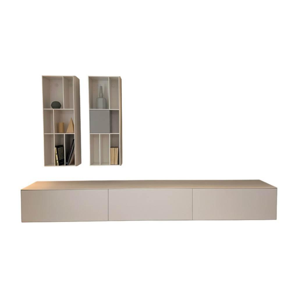 Piure - Wohnwand Nex Flex Lack Weiß P01 Matt - 1