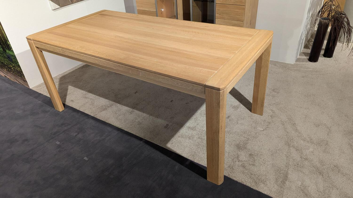 Decker - Dining table Amaro oak bianco solid with extension - 2