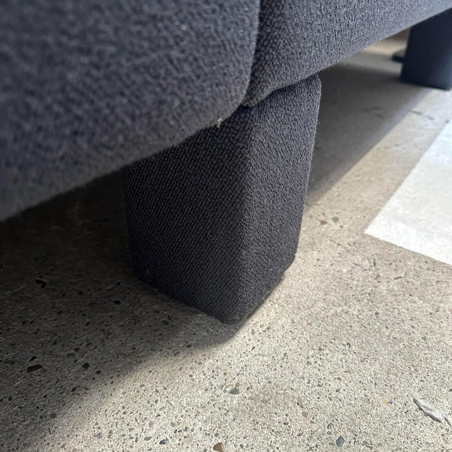 COR - Ecksofa Conseta Stoff 9168 Anthrazit Gestell Anthrazit Mit Stoff Bezogen Mit Kissen Und Kopfstütze - 2