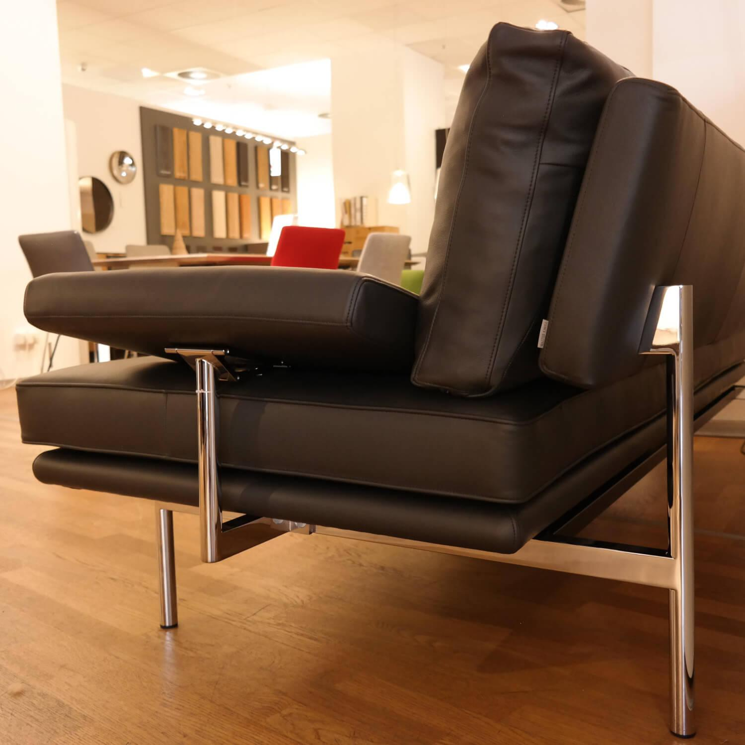 Sofa Living Platform 400-30 FLFR Leder 55 1399 Dark Bronze Braun