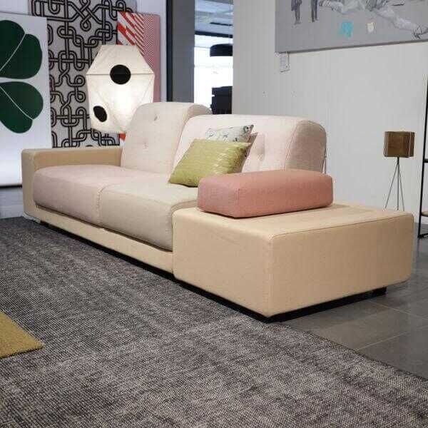 Sofa Polder Pastell Mehrfarbig mit Kissen