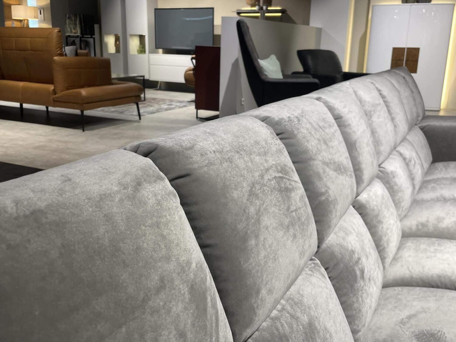 Bretz - Sofa Ocean 7 Stoff Moon Dust 659680 Grau 297 Breit - 7