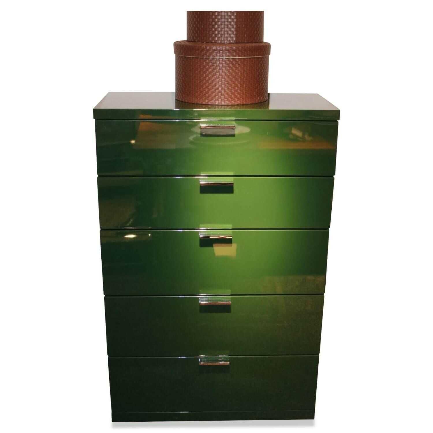 Rietberger Möbelwerke - Highboard Siena Grün Hochglanz - 1