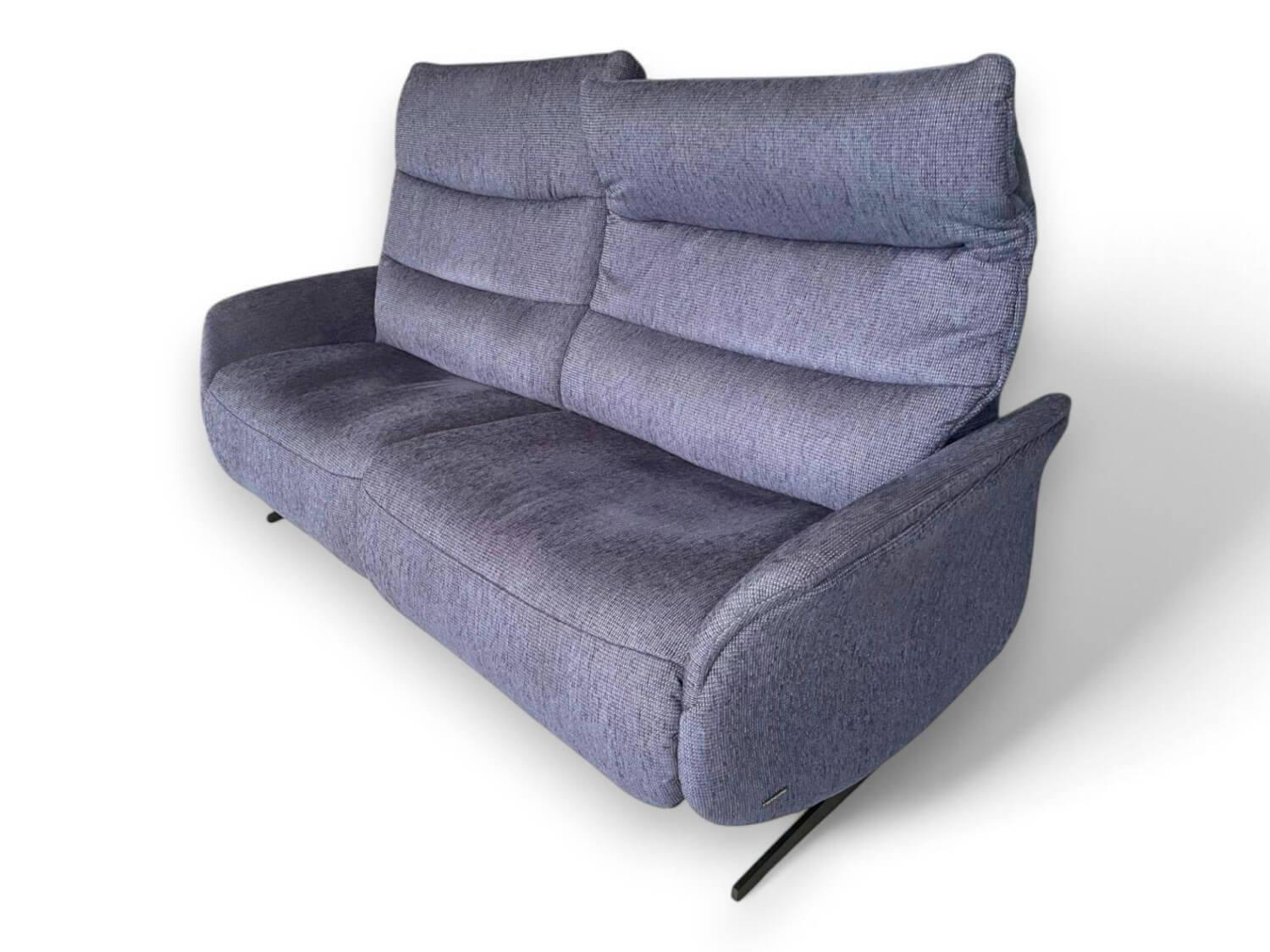 himolla - Comfort Sofa 4051 Cumuly Stoff Uni Ozean Blau Gestell Metallkufen Anthrazit Inklusive Elektrische Verstellung - 2