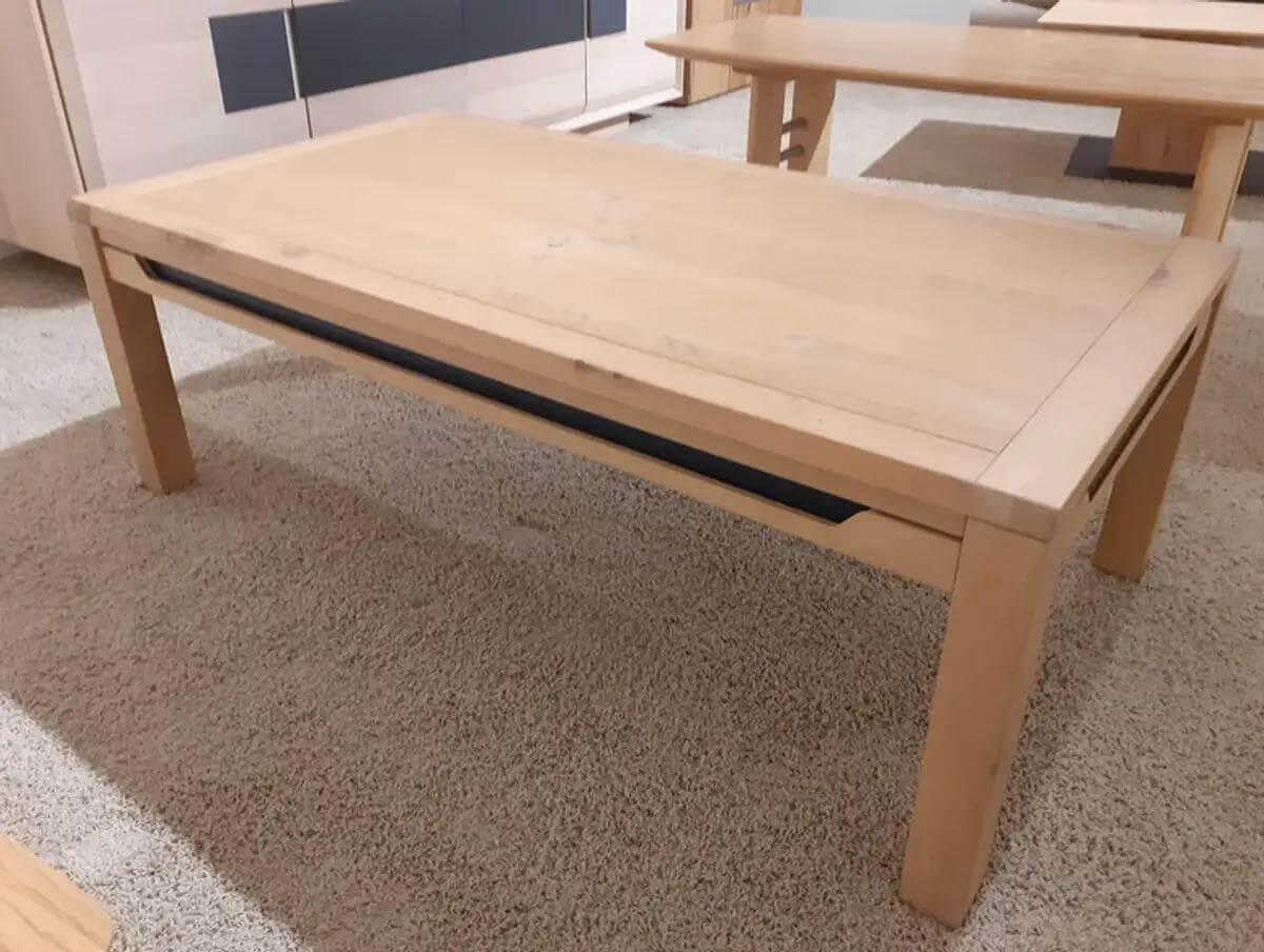 Decker - Couchtisch Ameno Wildeiche Bianco Geölt Mit Schubladen - 2