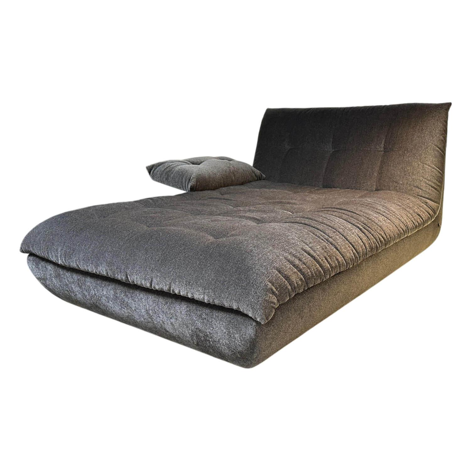 IP Design - Sofa Longchair Soulmate Stoff Thommy IP 1783-222 Grau mit Klapparmlehne - 1