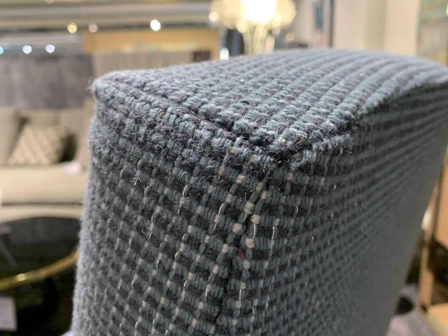 Walter Knoll - Sessel Votteler Chair Stoff 32 Anni 7814 Blau Quarz Untergestell Pulverbeschichtet Schwarz Matt - 5