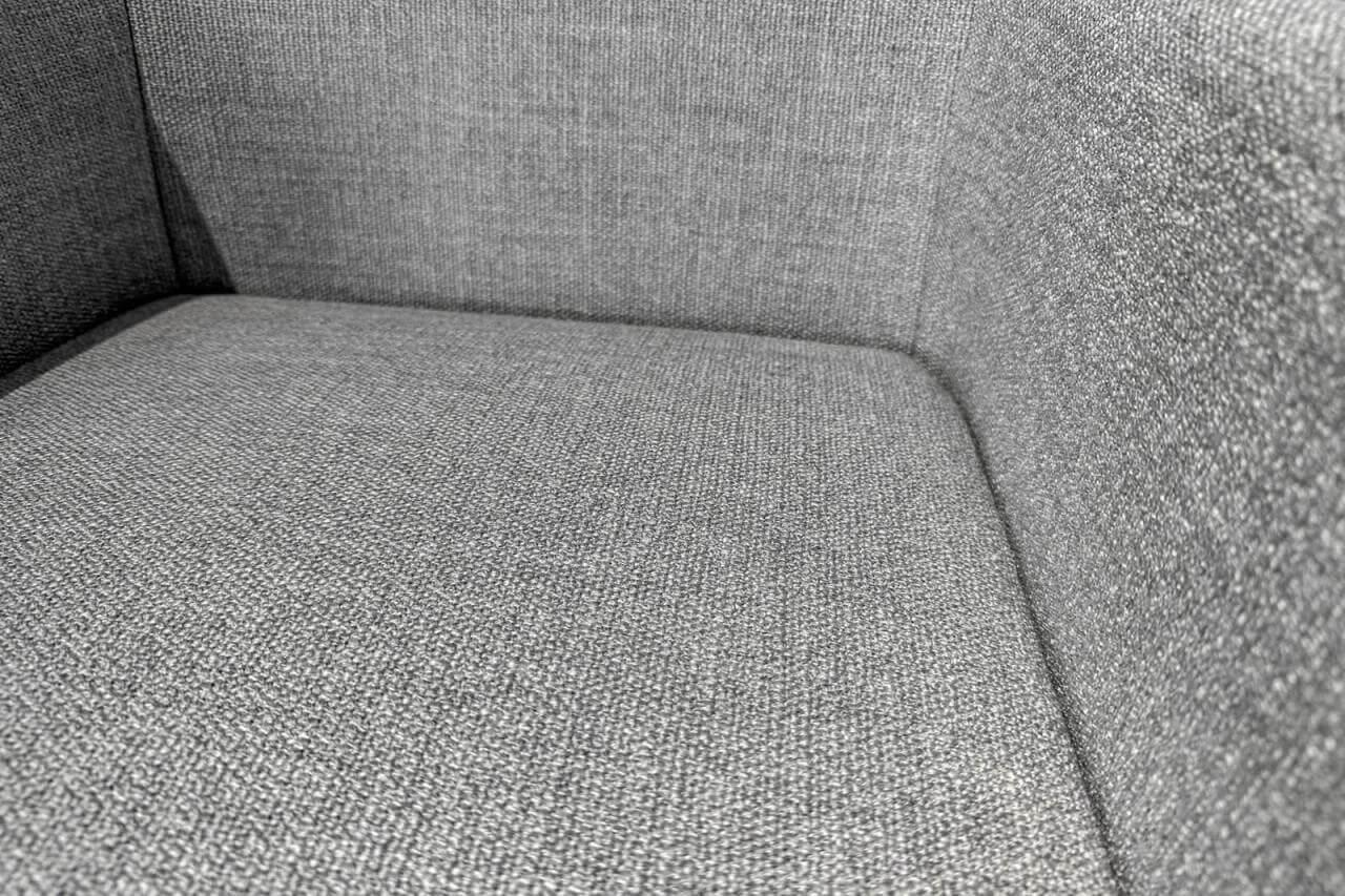 Rolf Benz - Armlehnstuhl 652 Stoff 18 113 Signalgrau Gestell Metall RAL7022 Umbragrau Lackiert - 3