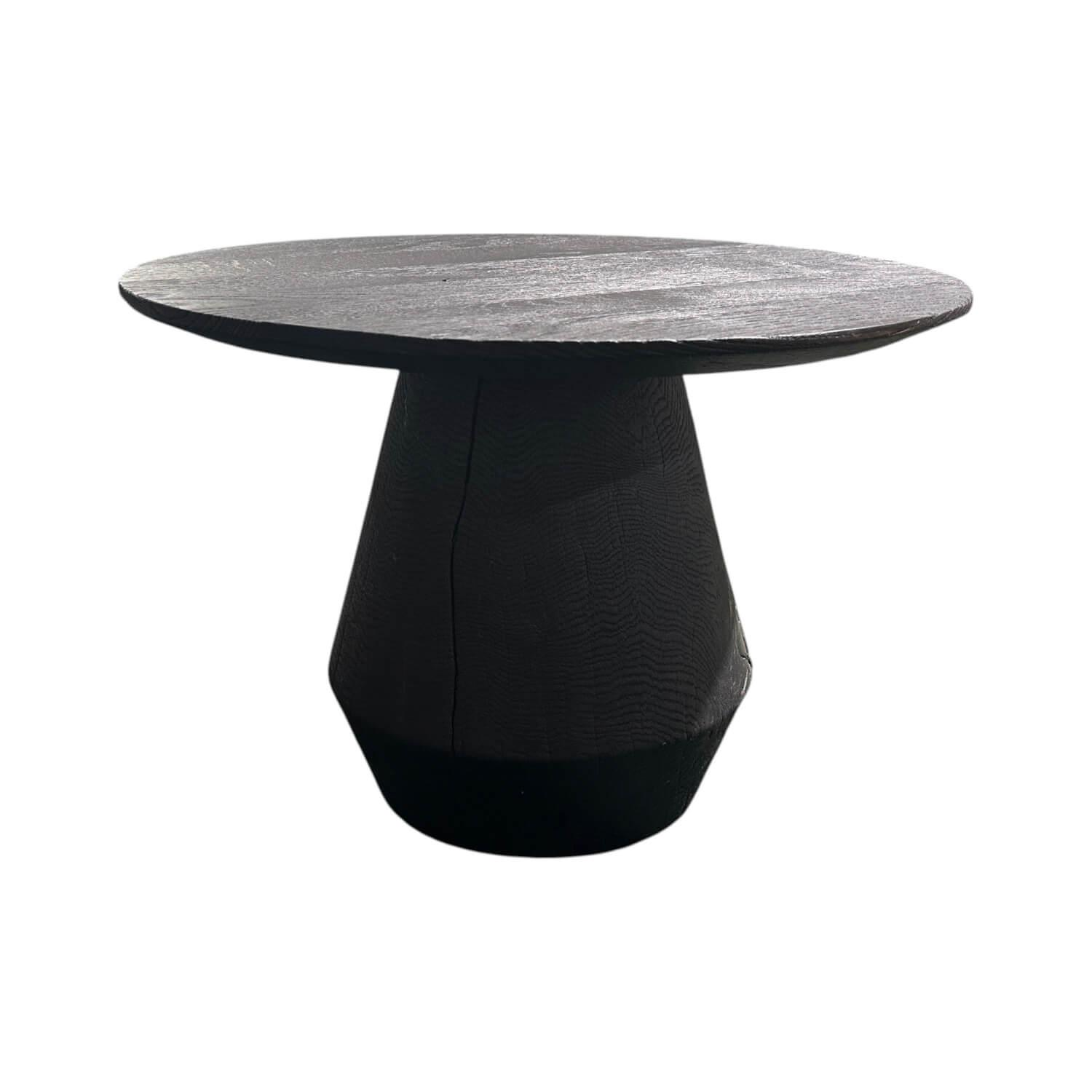 ASCO - Beistelltisch Ivy Brandeiche Natur Strukturiert Gebürstet Geölt Naturstein - 8