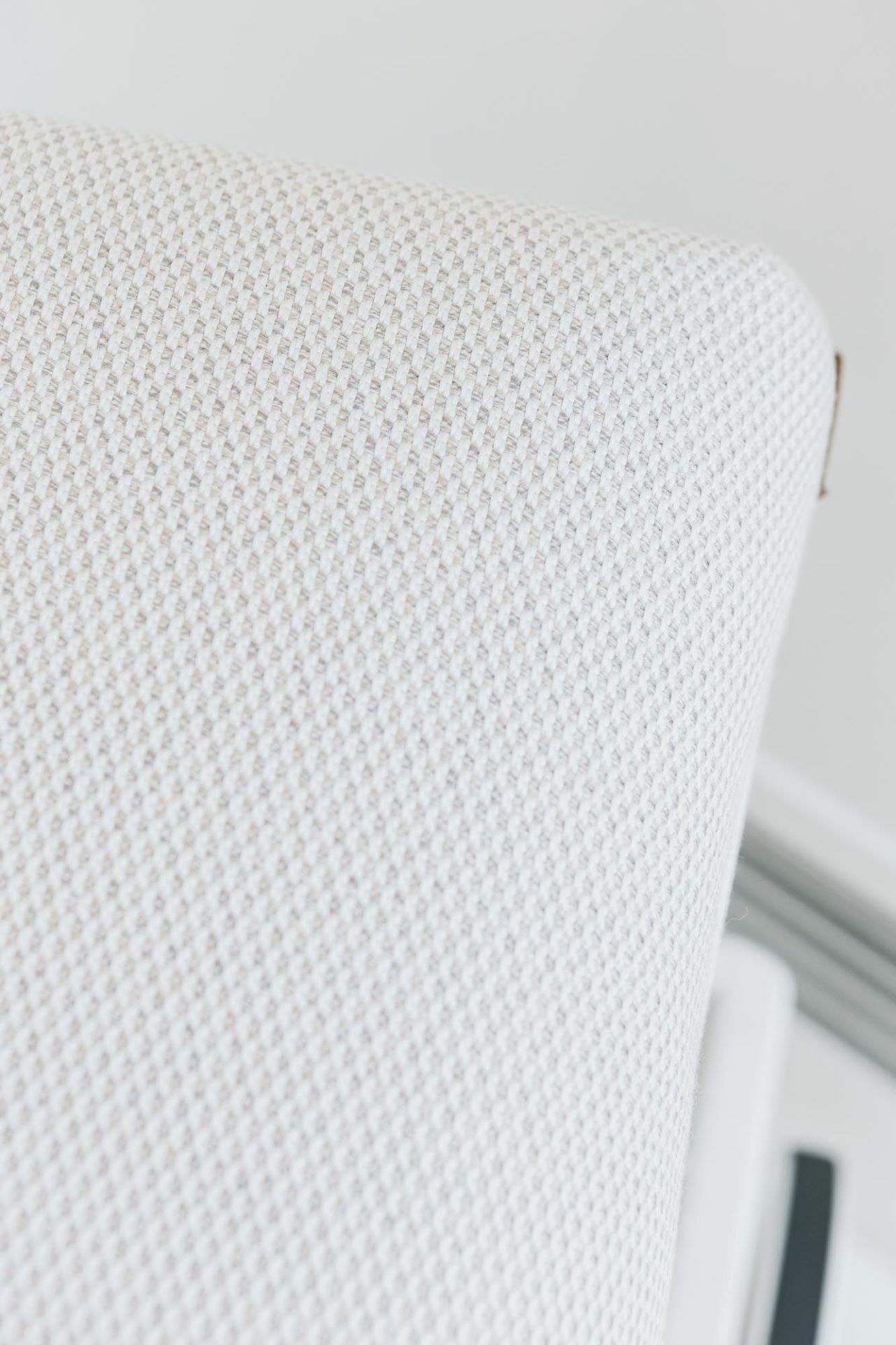 Fast - Liege Solaris Stoff Lopi Marble Range 3 Weiß Bespannung Batyline Milk Weiß Gestell Aluminium Weiß Lackiert Mit Rädern - 4