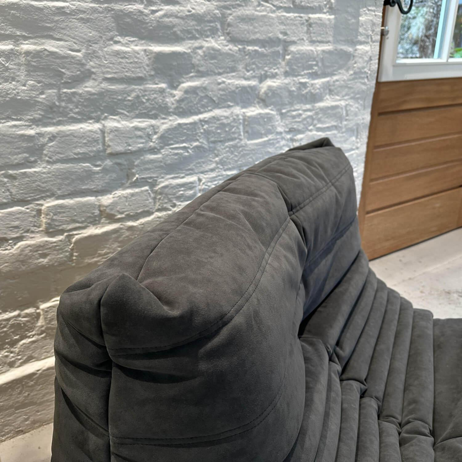 Ligne Roset - Sessel Togo Stoff S Alcantara Anthrazit - 5