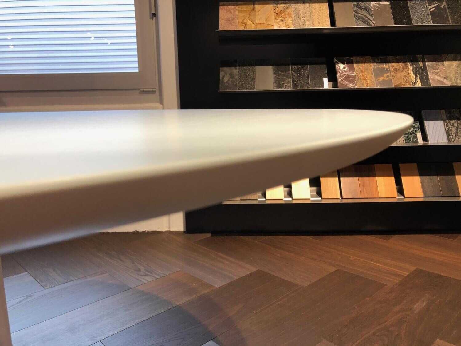 Arper - Tisch Dizzie NL Weiß Gestell Metall Glänzend Lackiert - 4