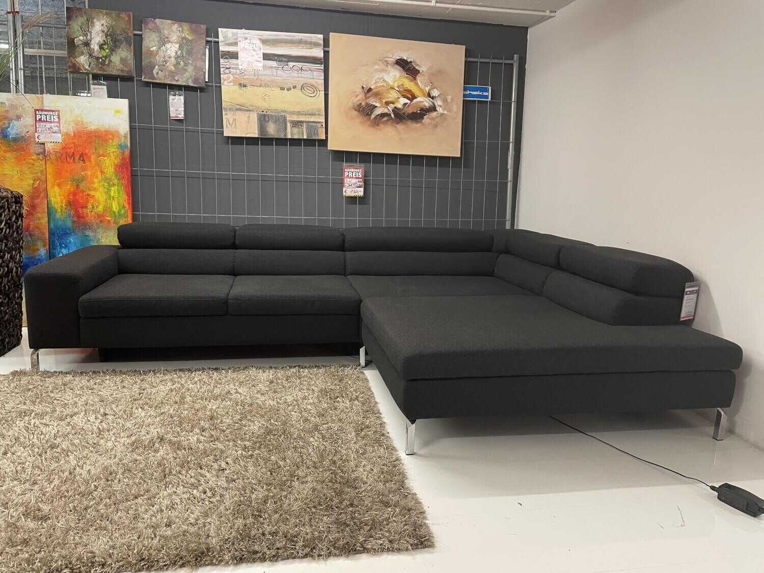 gallery-m-ecksofa-felicia-stoff-floris-anthrazit-f-C3-BC-C3-9Fe-chrom-gl-C3-A4nzend-83dd0e7918c0 Gallery M - Ecksofa Felicia Stoff Floris Anthrazit Füße Chrom Glänzend - 2