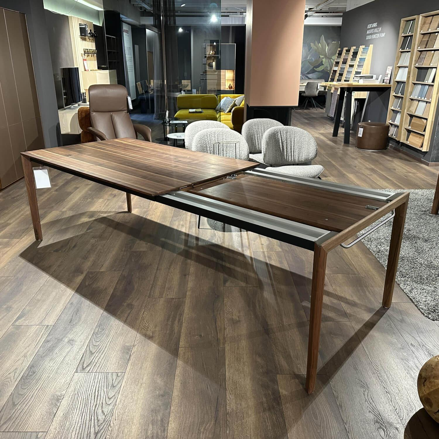 Team 7 - Esstisch Tak Ausziehbar Nussbaum Geölt Gestell Nussbaum - 4