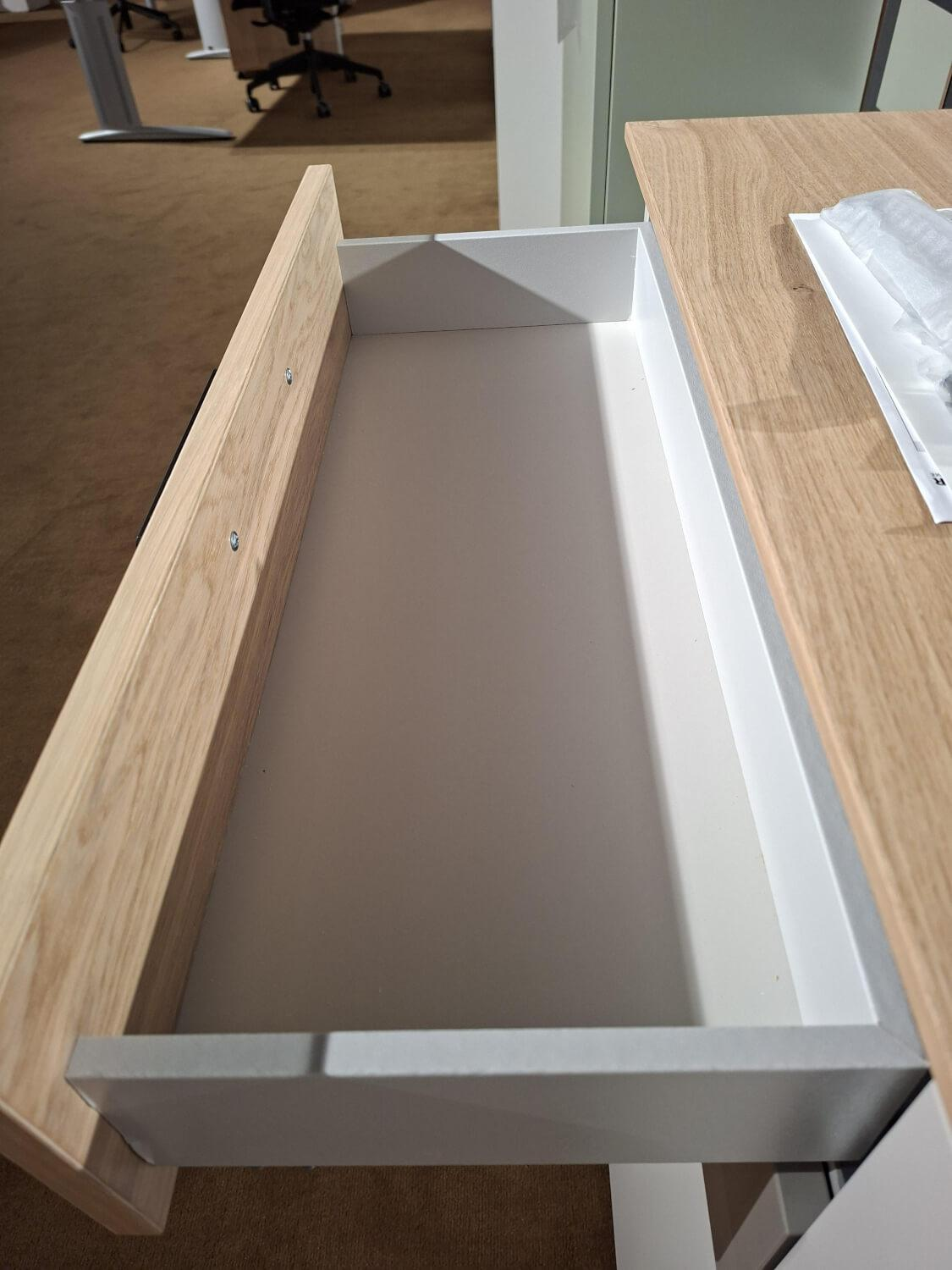 Wittenbreder - Garderobe Palma Lack Grau Wildeiche Bianco Furniert Spiegel Kommode Paneel - 2