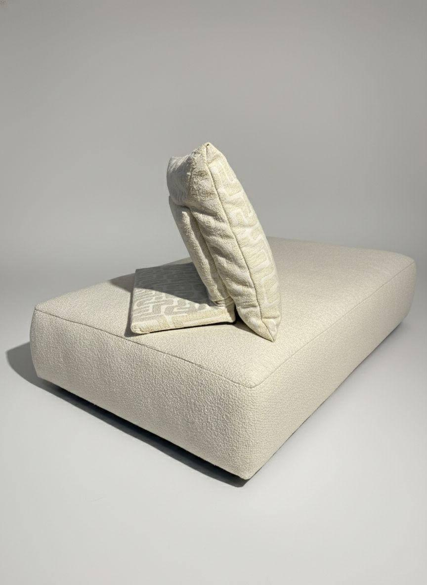 Bullfrog - Sofa Iwan Stoff Alhambra DUNAS Bouclé Weiß Inkl. Kissen - 6