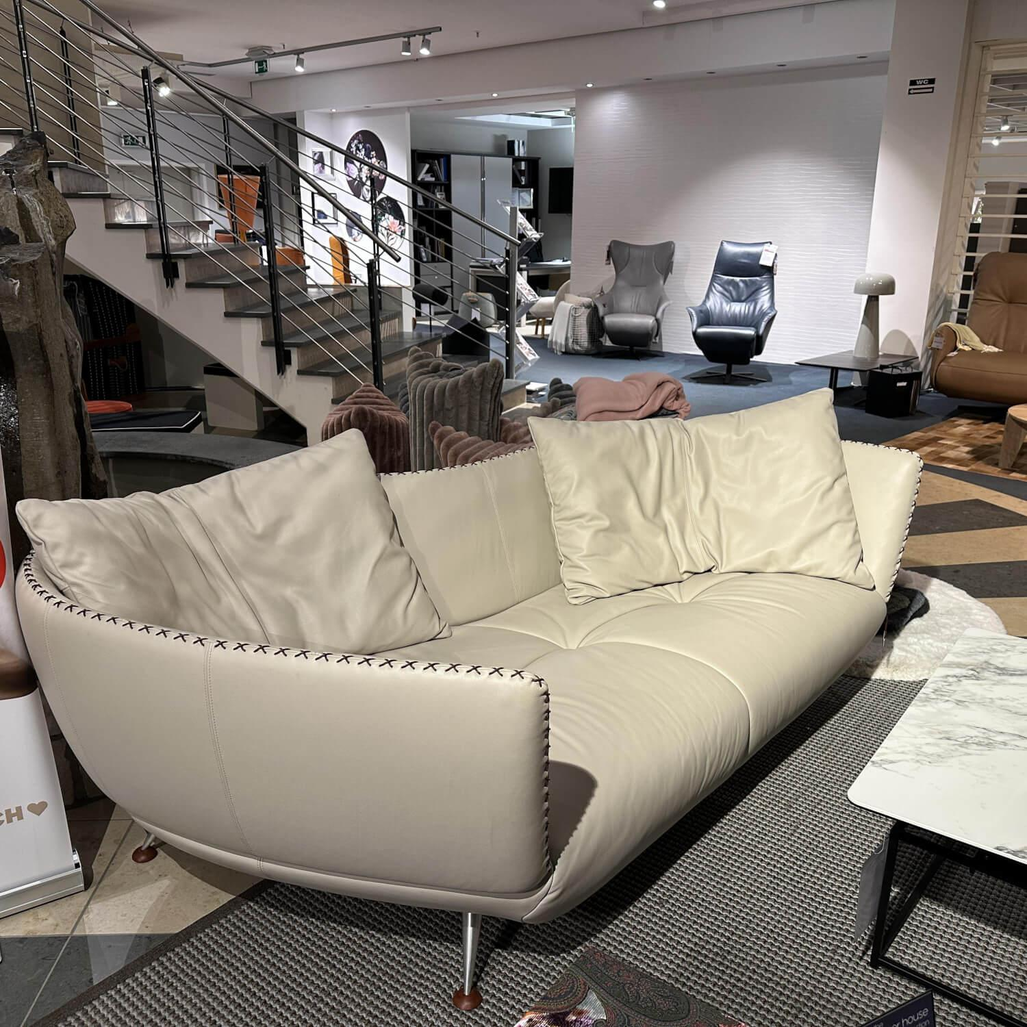 De Sede - Wohnlandschaft DS-0102/29 Bezug Leder 24 Select 15 Kit Fuß B Hochglanz Verchromt - 7