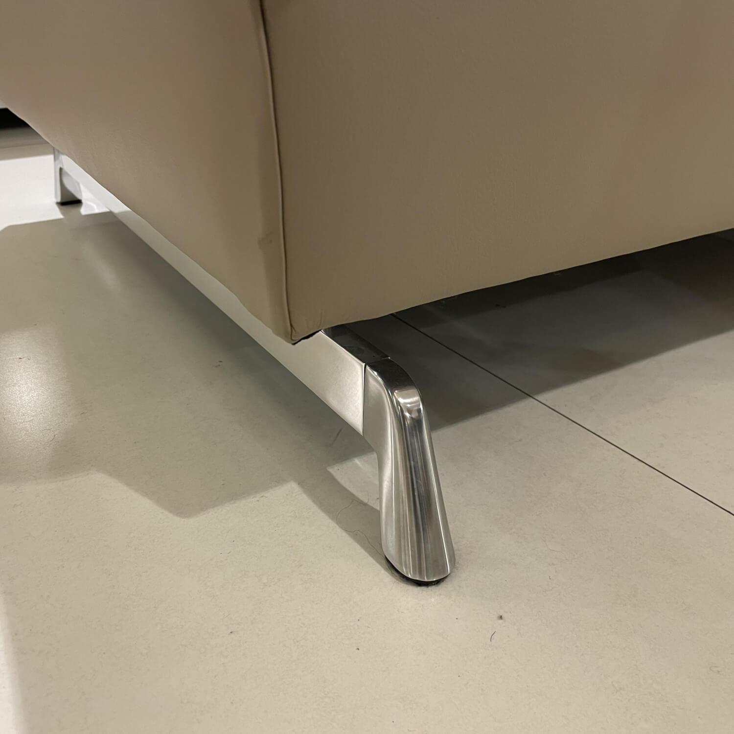 JOOP! - Eckgarnitur Joop Living Loft 8108 Leder 24 Longlife Quarz Kufe Hochglanz Poliert - 9