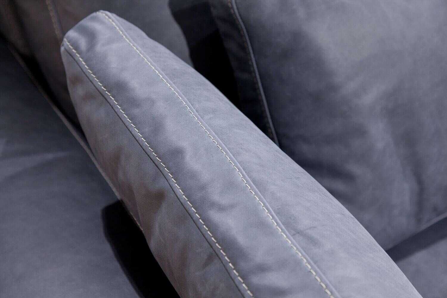 Meisterstücke - Ecksofa M-100 Leder Grau Anthrazit - 5