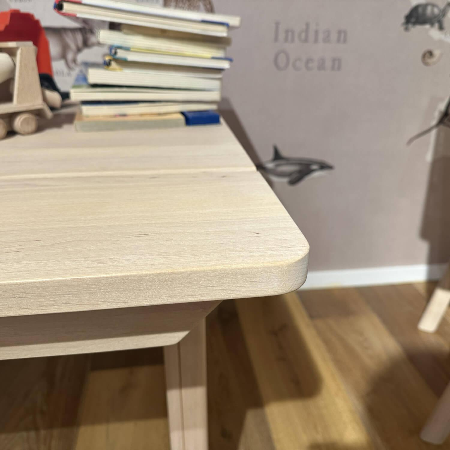 Team 7 - Schreibtisch kids Erle Weißöl Mit Kabelklappe Und Rollcontainer - 3