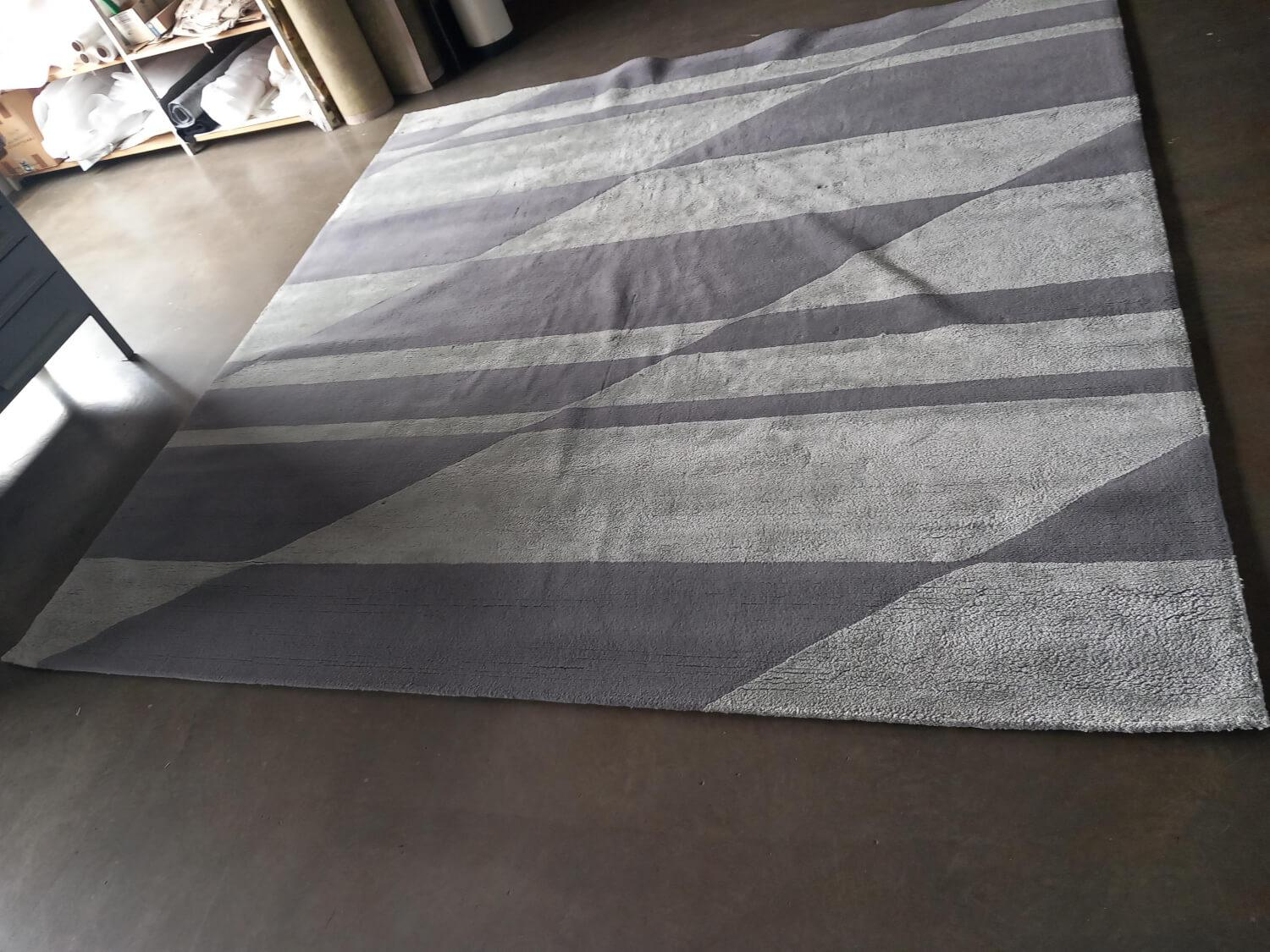 Minotti - Teppich 300x300 Fluxus Grigio Grau - 2