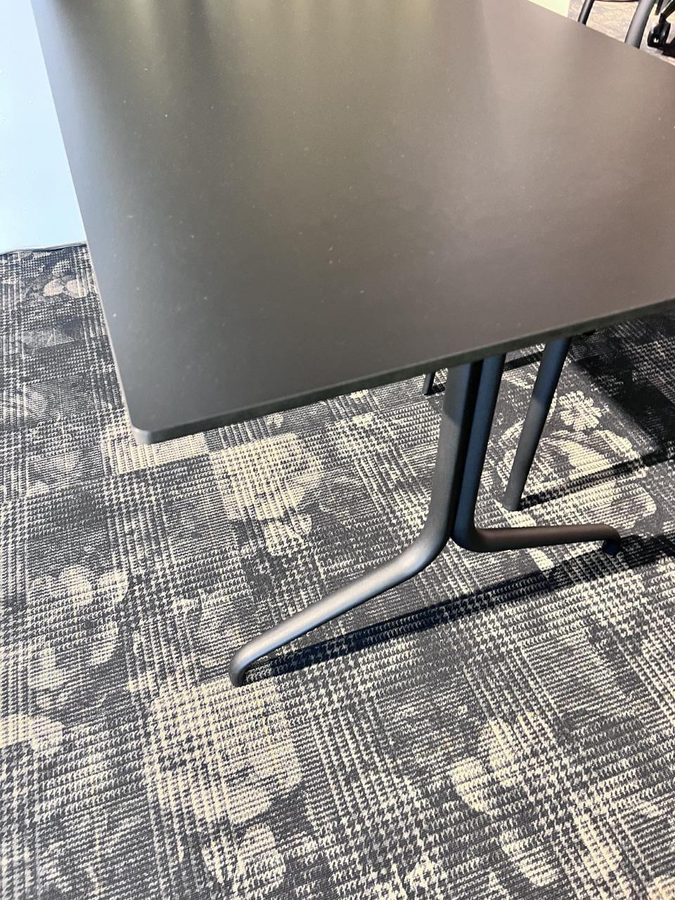 Vitra - Esstisch Belleville Table Bistro Outdoor Platte HPL 30 Schwarz Gestell Metall Tiefschwarz Pulverbeschichtet - 2