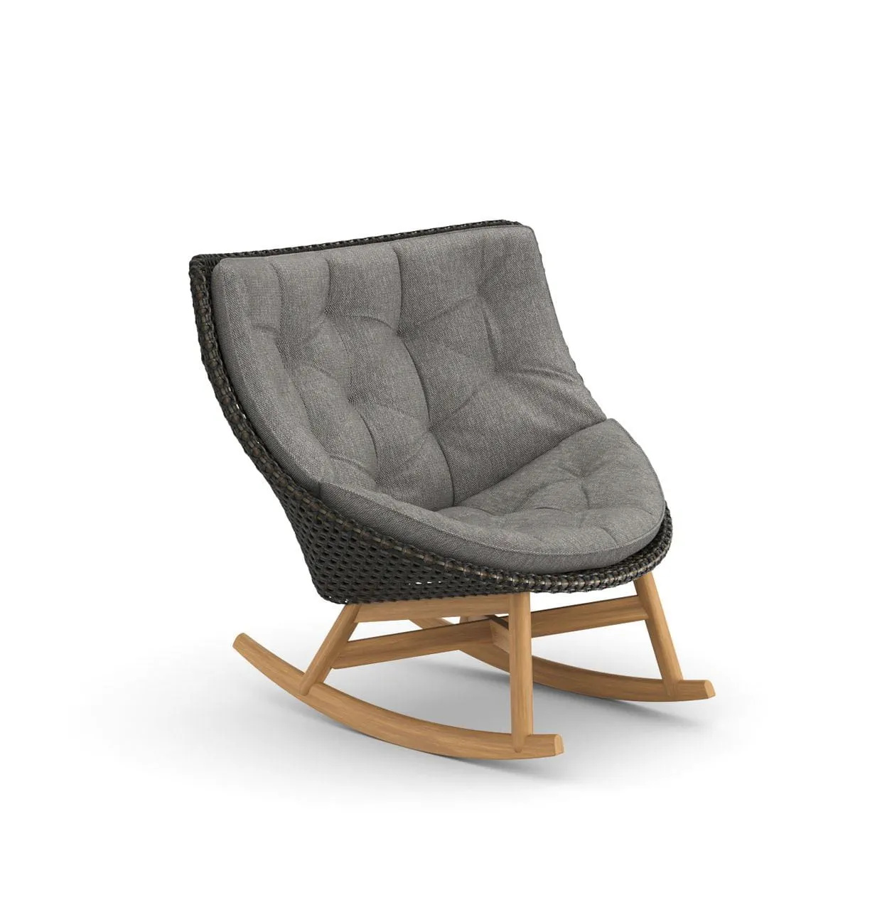 DEDON - Schaukelstuhl Mbrace Rocking Chair mit Polsterauflage - 1