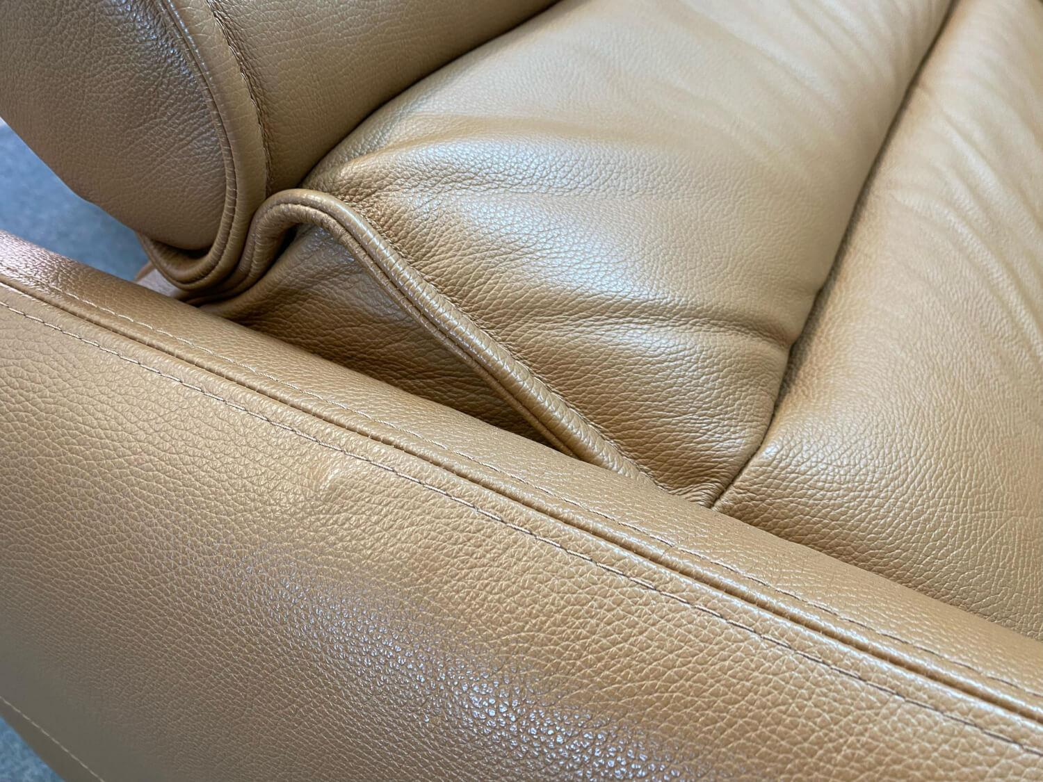 Stressless - Ecksofa Modell Emily iLeder Cori Farbe Caramel Metall Armlehne Chrom mit Power Funktionen - 10