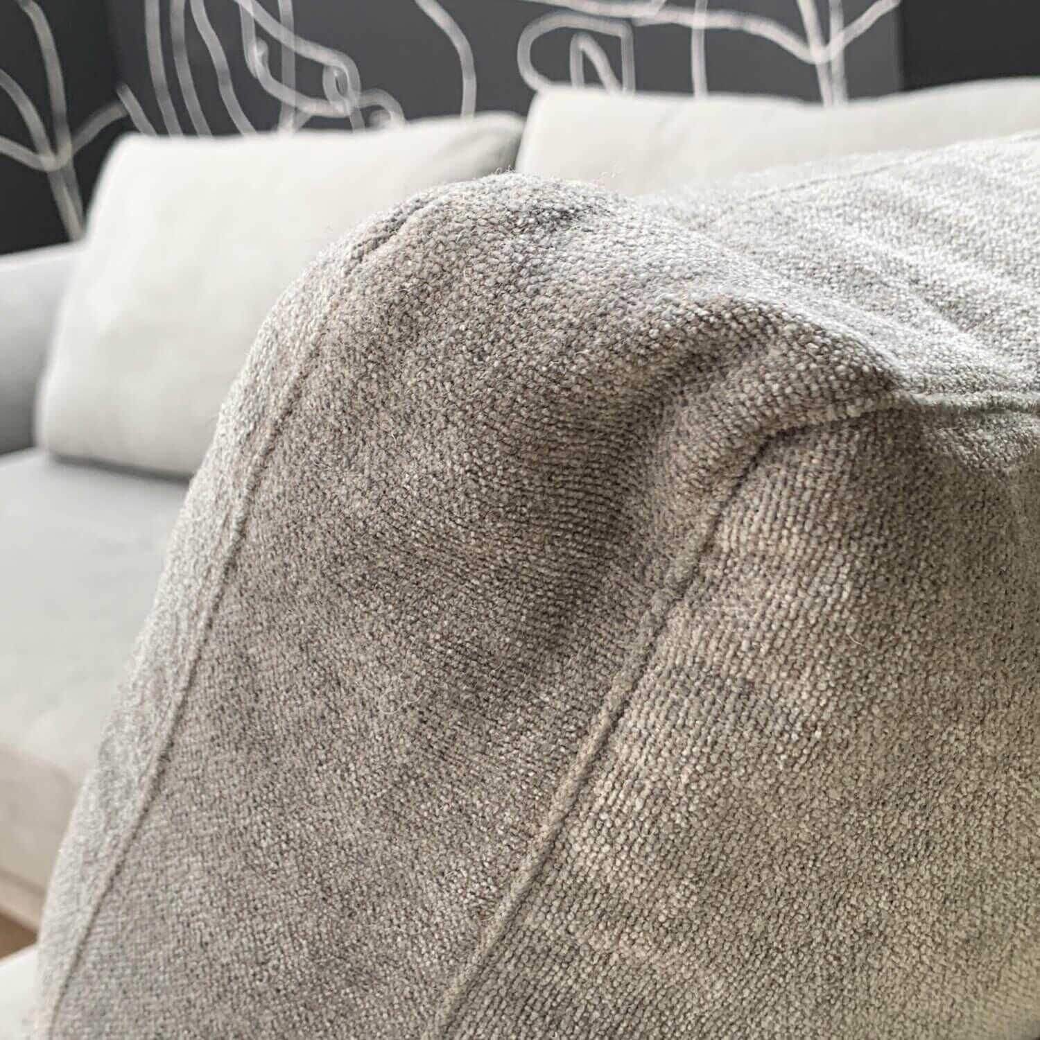 Walter Knoll - Ecksofa Prime Time Stoff Doux 7842 Mineral Kufen Schwarz Pulverbeschichtet - 4