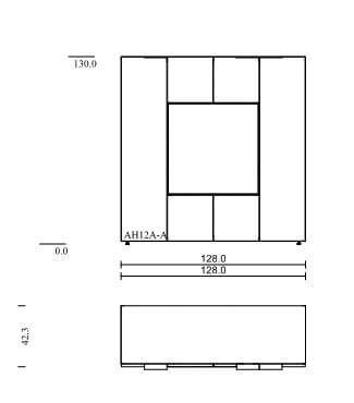 Voglauer - Highboard V-alpin Eiche Altholz Furniert Glas Anthrazit - 3