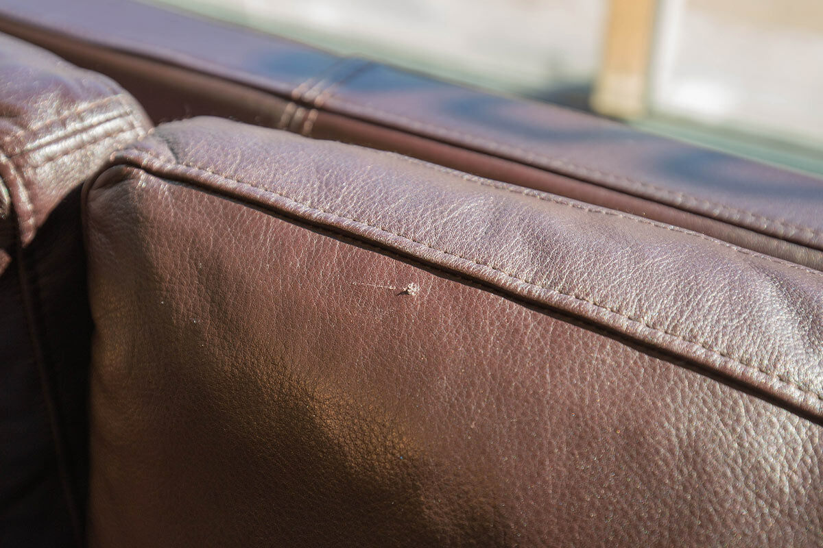 Werther - Sitzgruppe Premio Leder L7038D Dunkelbraun Gestell Eiche Wenge Gebeizt - 2