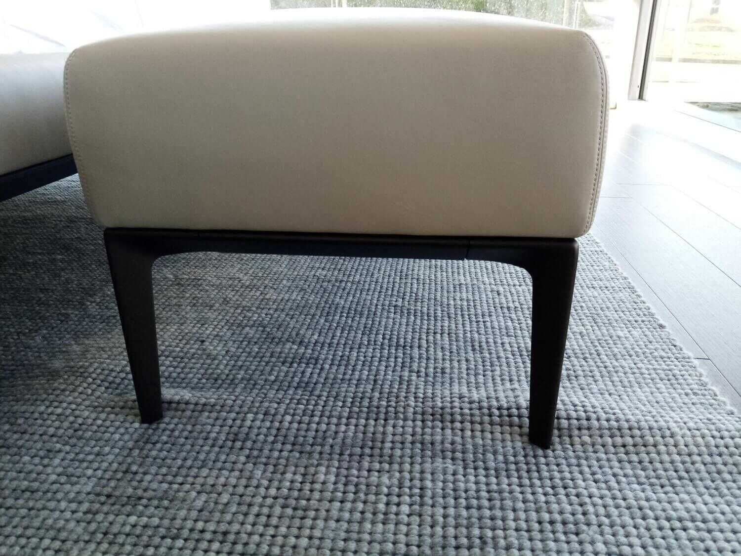 Walter Knoll - Lederbett Jaan Leder Congress 1367 Beige Stühle Schwarz mit Polsterbank ohne Matratzen - 9